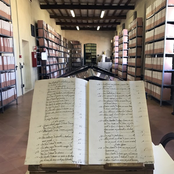 Archivio storico comunale di Novellara, Fondo Gonzaga, Inventario (Giulia Altimari, tirocinio curricolare)