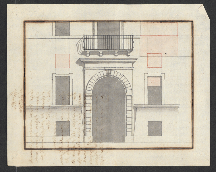 Ravenna, ASC, Commissione d’Ornato, Progetto Palazzo Guiccioli, 1820