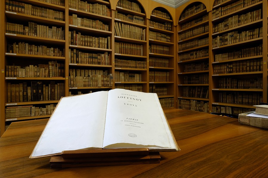 Biblioteca comunale “Glauco Lombardi” di Colorno: fondo storico “Belloni” (foto di Gigi Montali)