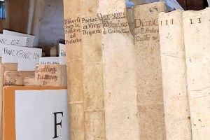 Archivio storico comunale di Verucchio - catalogazione Antica biblioteca comunale “Antonio Tondini”: il cantiere