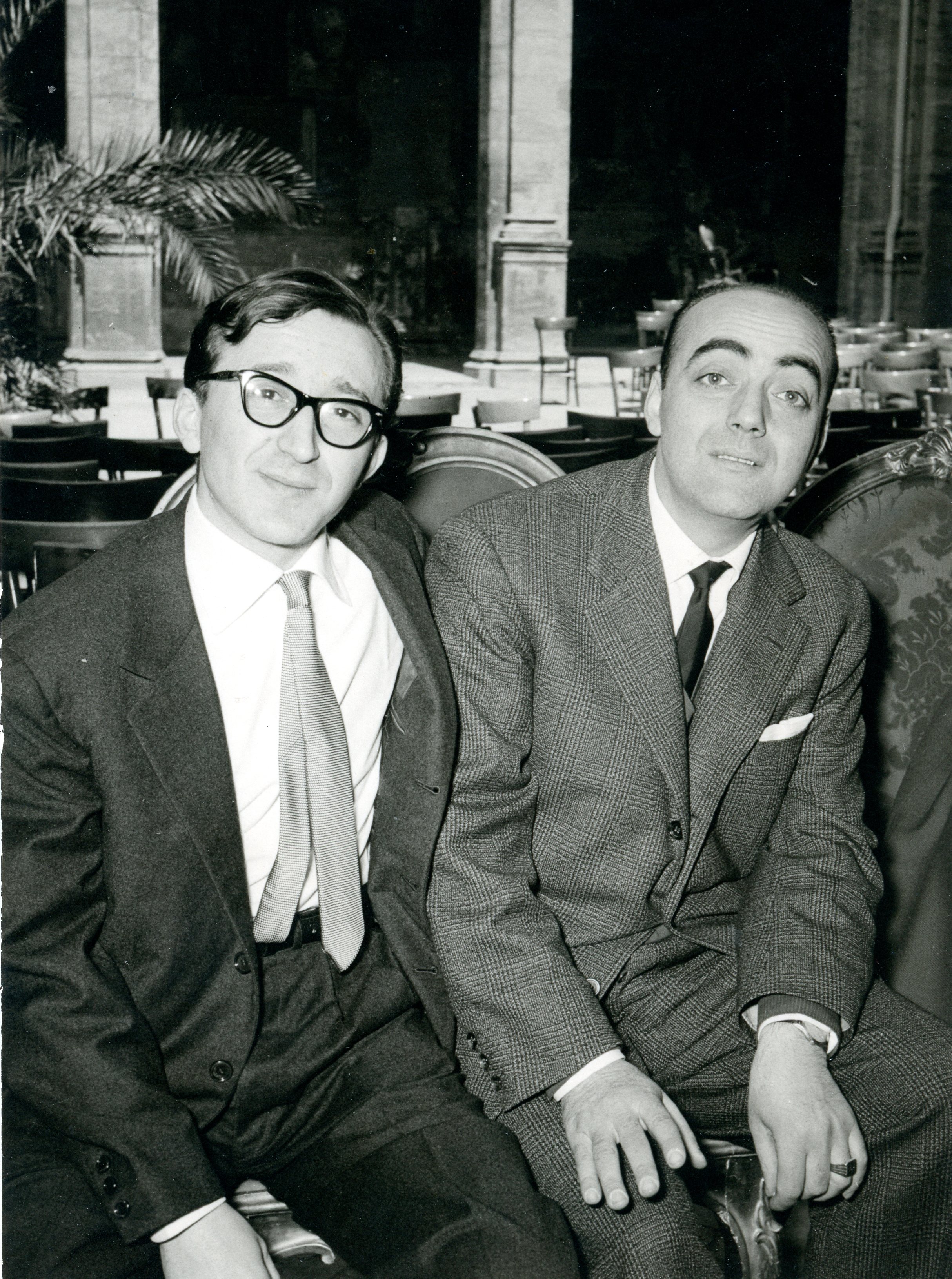 Andrea Emiliani e l'editore Elio Castagnetti [anni '60]