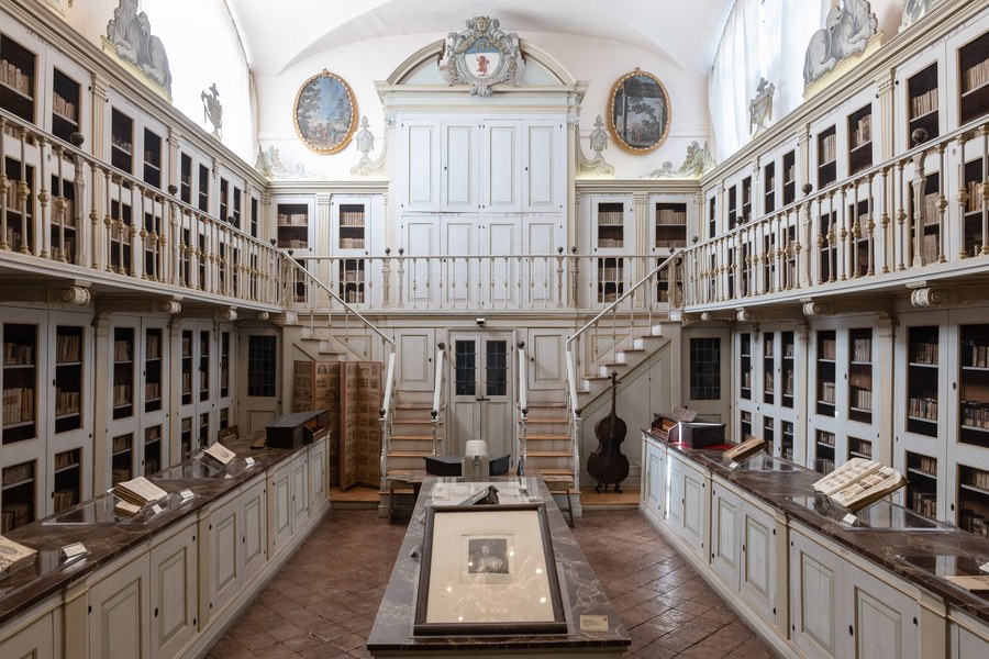 Faenza, Biblioteca Comunale Manfrediana Sala del Settecento. Foto di Luca Bacciocchi