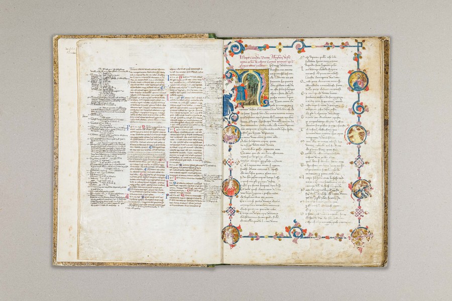 Parma, Biblioteca Palatina, MS. 3285 (sec. XIV), Commedia. Foto di Luca Bacciocchi