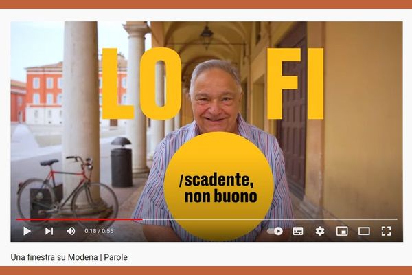 “Una finestra su Modena / Parole” (Comune di Modena - Servizio Promozione della città e Turismo)