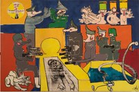 “Morire per amore”: a Casa Cervi l'opera del celebre artista cileno Roberto Sebastián Matta