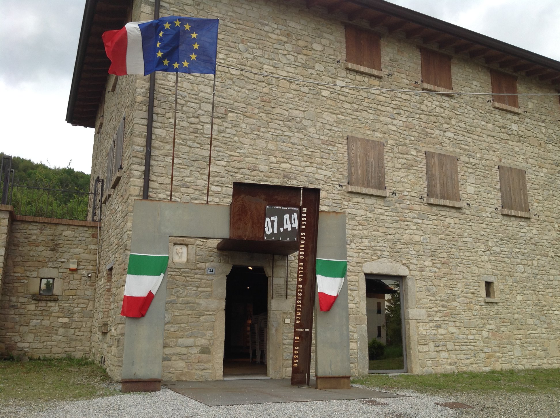 Un esterno del Museo storico della Resistenza di Sasso, frazione di Neviano degli Arduini (Parma)