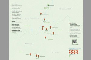 Mappa “Lo sfondamento della Linea Gotica. Sulle orme dei sudafricani”