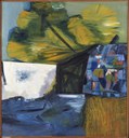 Mattia Moreni nel Giardino di mimose, 1954, MAMbo, Museo d’Arte Moderna della Città di Bologna (foto Regione Emilia-Romagna, Servizio Patrimonio culturale)