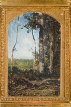 Antonio Fontanesi Luce sugli alberi, 1868 – 1880, Piacenza, Galleria Ricci Oddi, foto Mario Guglielmo DM Cultura