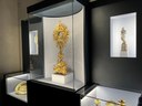Sala degli Argenti: l'ostensorio d'argento dorato e gemmato completamente restaurato