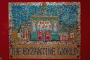 The Byzantine World 1999 cioccolatini su tavola 190 x 240 cm Archivio Aldo Mondino