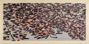 Alighiero Boetti Senza titolo, (Afghanistan), 1988 Ricamo su tessuto, 133 x 158 cm Collezione privata © Fondazione Alighiero e Boetti