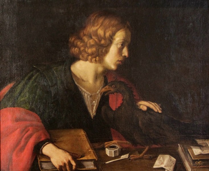 Giovanni Francesco Nagli, il Centino (?), San Giovanni Evangelista, metà XVII secolo, olio su tela, cm 115x89, Rimini, Museo della Città
