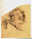 Domenico Rambelli, Studio per Pegaso 1932-34 matita su carta da lucido 31,5 x 21,2 cm