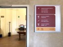 Biblioteca Panizzi di Reggio Emilia: la nuova segnaletica realizzata nel 2022