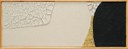 Alberto Burri, Cretto nero e oro, 1994, acrovinilico, oro in foglia su cellotex applicato su tela, cm. 67.5x175, Città di Castello, Fondazione Palazzo Albizzini Collezione Burri