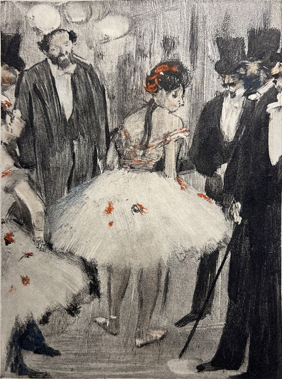 Edgar Degas - Illustrazione de “La Famille Cardinal” di Ludovic Halévy
