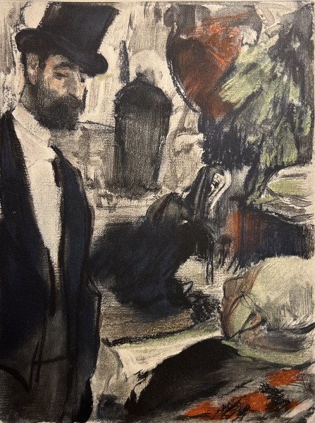 Edgar Degas - Illustrazione de “La Famille Cardinal” di Ludovic Halévy