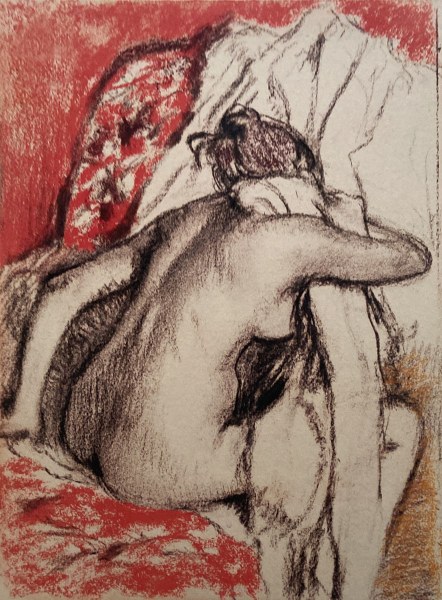 Edgar Degas - Dopo il bagno -  Litografia