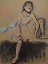 Edgar Degas - Ballerina in riposo - Litografia