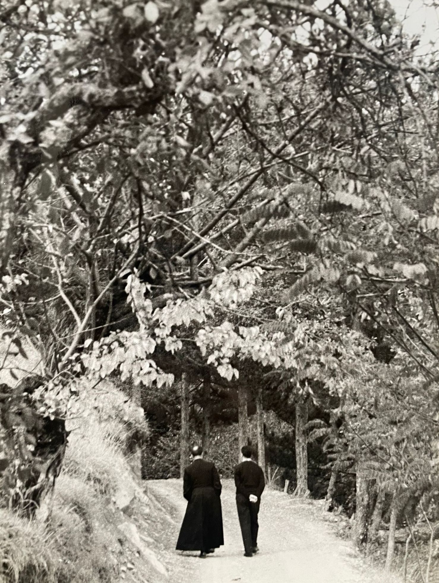 Don Lorenzo Milani a Barbiana - fotografia di Brunella Toscani (Archivio della Fondazione per le scienze religiose, Bologna - Fondo Lorenzo Milani)