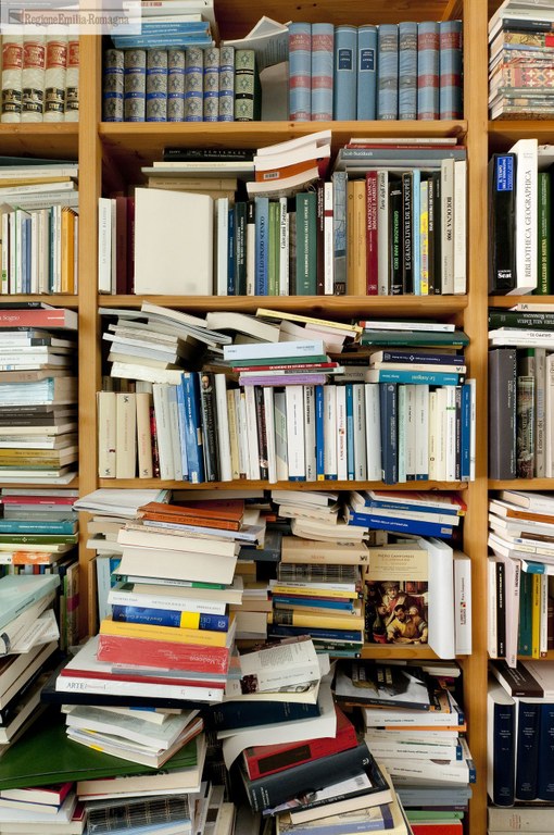 La casa dei libri: l'abitazione di Ezio Raimondi a Bologna. Foto Andrea Scardova, Regione Emilia-Romagna