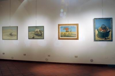 Immagini dalla mostra: Federico Moroni pittore. (foto C. Ferlauto IBC)