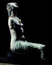 Saffo 1988 - terracotta policroma ingobbiata e incisa 80x40x67 cm © Ph C. Vannini