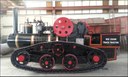 Macchina a Vapore – Museo Franco Risi - Locomotiva stradale cingolata Risi Streamer Crawler - Hornsby