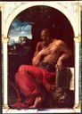 San Girolamo nel deserto, c. 1532-34; olio su tavola, cm 190 x 123; Ferrara, Chiesa di San Paolo