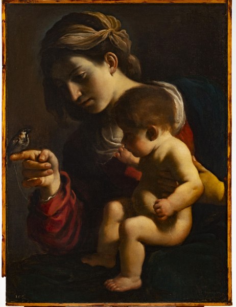GUERCINO (Giovanni Francesco Barbieri, Cento, 1591 – Bologna, 1666) La Madonna del Passero 1615-1616, olio su tela Pinacoteca Nazionale di Bologna