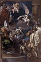 GUERCINO (Giovanni Francesco Barbieri) La Vestizione di san Guglielmo Pinacoteca Nazionale di Bologna 1620, olio su tela
