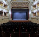 Crevalcore (BO), Teatro Comunale, la sala teatrale verso il boccascena