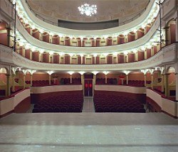 San Felice sul Panaro (MO), Teatro Comunale, la sala vista dal palcoscenico