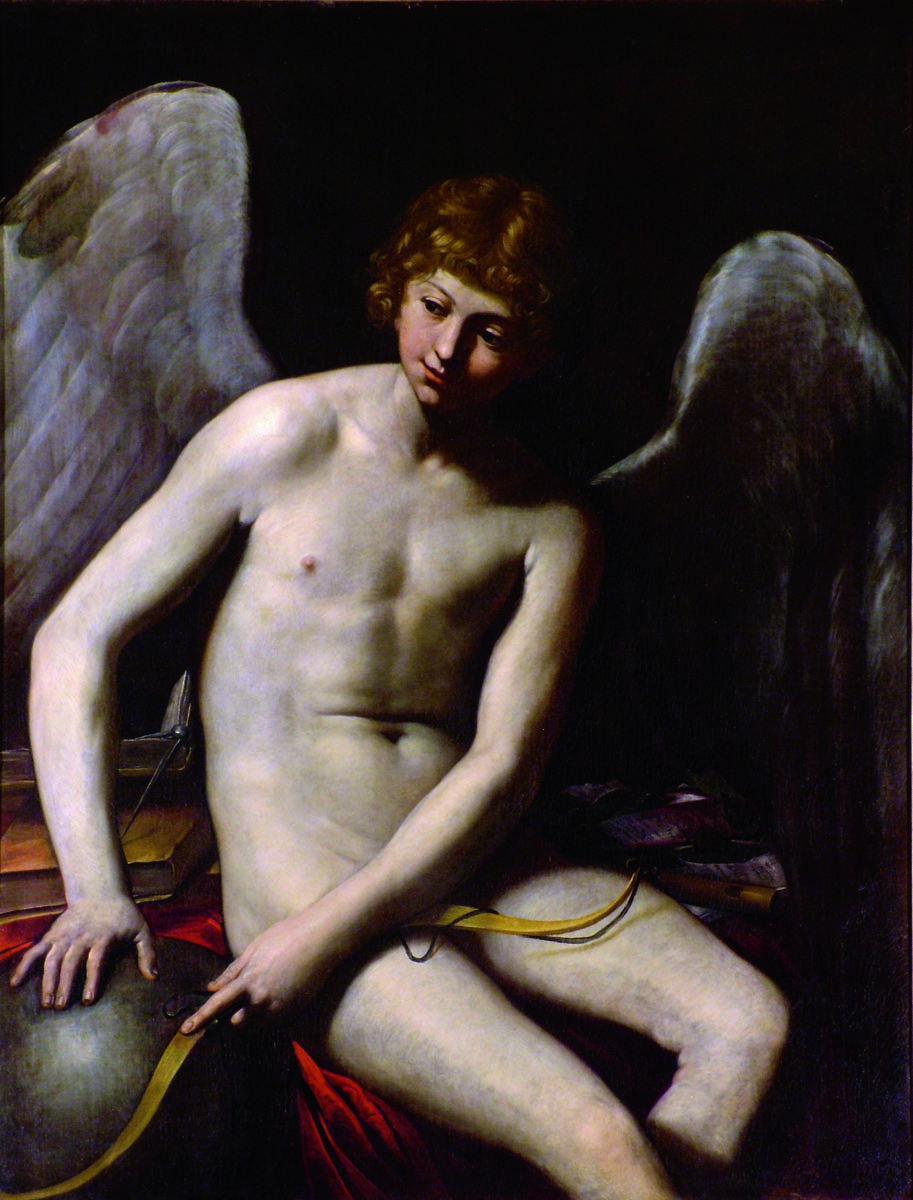 Gian Giacomo Sementi Bologna, 1583 - 1636 Amor vincit omnia 1615-1620 olio su tela 125 × 94 cm Bologna, Collezioni d’Arte e di Storia della Fondazione Cassa di Risparmio in Bologna