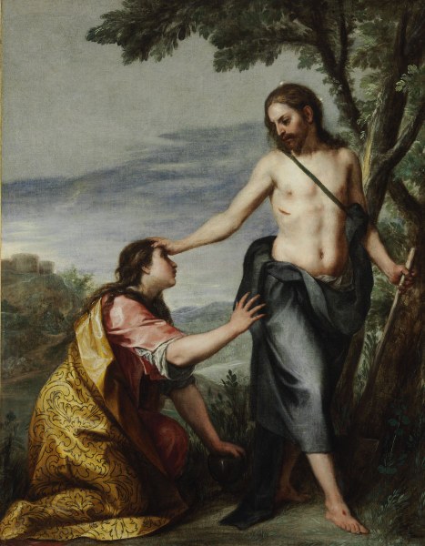 ALONSO CANO (Granada, 1601 – 1667) Noli me tangere 1646 – 1652 olio su tela, 141,5 x 109,5 cm Budapest, Museum of Fine Arts