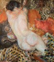 Emma Bonazzi, Giovinezza, 1922, olio su tela, 97 x 86 cm.
