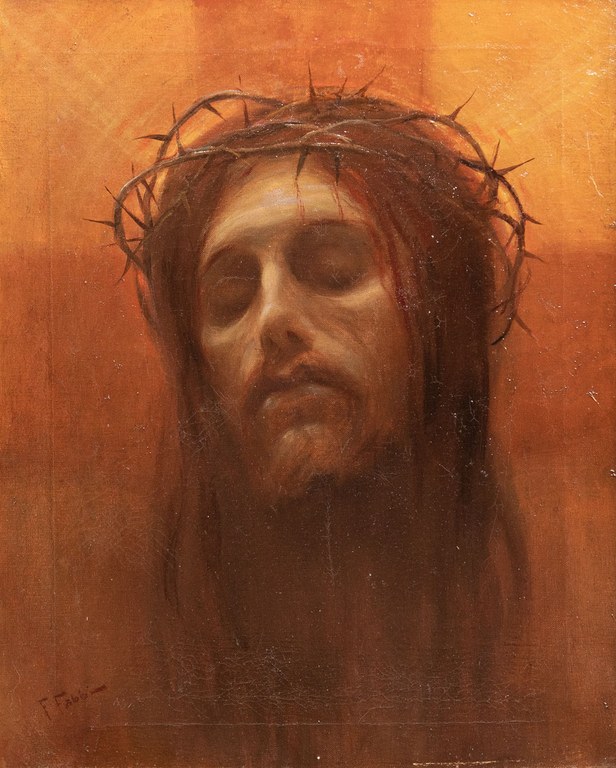Fabio Fabbi, Ecce Homo, 1899, olio su tela, 46 x 37 cm.