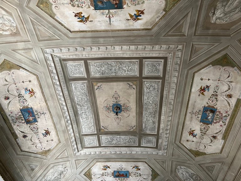 Palazzo Bonasoni, soffitto primo piano