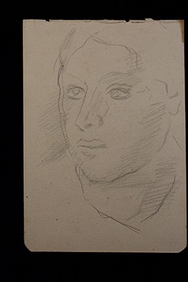 Ritratto, 1926  Disegno a matita su carta