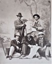 Archivio fotografico e collezione storica Romano Rosati: Soci del Collegio degli Ingegneri di Parma, albumina, 1864