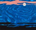Roy Lichtenstein, Moonscape, 1965, 50.6 x 60.8 cm,  Screenprint on Rowlux, © 2022 Estate of Roy Lichtenstein