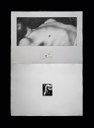 Omar Galliani, Pathos, 1977, matita su carta e collage, 156x107 cm. Ph. Luca Trascinelli