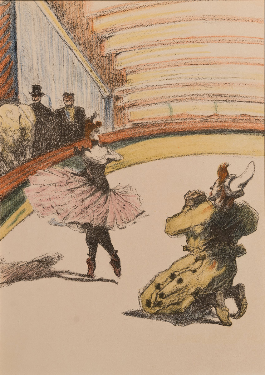 HENRI DE TOULOUSE-LAUTREC Il Circo –La resa Litografia – Ed. 1905 Parigi (Francia)