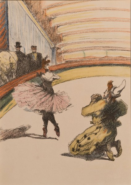 HENRI DE TOULOUSE-LAUTREC Il Circo –La resa Litografia – Ed. 1905 Parigi (Francia)