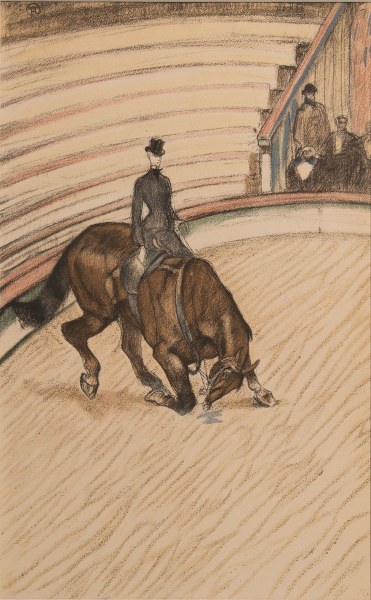 HENRI DE TOULOUSE-LAUTREC Il Circo – Saluto Litografia – Ed. 1905 Parigi (Francia)