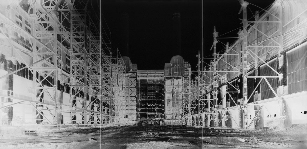 Battersea Power Station, II: July 3, 2004 194 x 429 cm Fondazione MAST, Bologna ©️ Vera Lutter by SIAE 2024