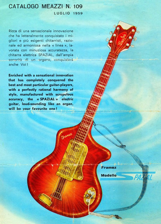 Chitarra Spazial, 1959