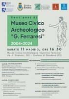 Vent’anni di Museo – il Museo Civico Archeologico “G. Ferraresi” 2004-2024