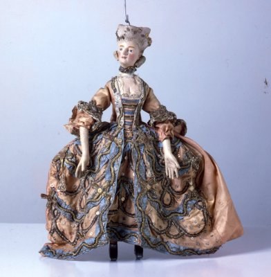 Dama, marionetta, sec. XVIII